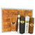 Cuba Gold by Fragluxe Gift Set -- 3.3 oz Eau De Toilette Spray + 3.3 oz After Shave Spray + 6.7 oz Body Deodorant Spray + 6.7 oz Shower Gel +  1.17 oz EDT Spray for Men