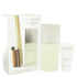 L'EAU D'ISSEY (issey Miyake) by Issey Miyake Gift Set -- 4.2 oz Eau De Toilette Spray + 2.5 oz Shower Gel for Men